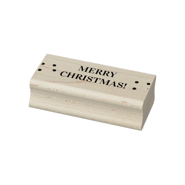 Merry Christmas Rubber Stamp (Stamp)