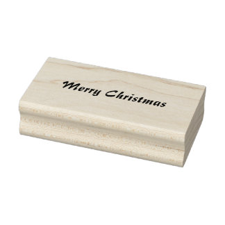 Merry Christmas Rubber Stamp