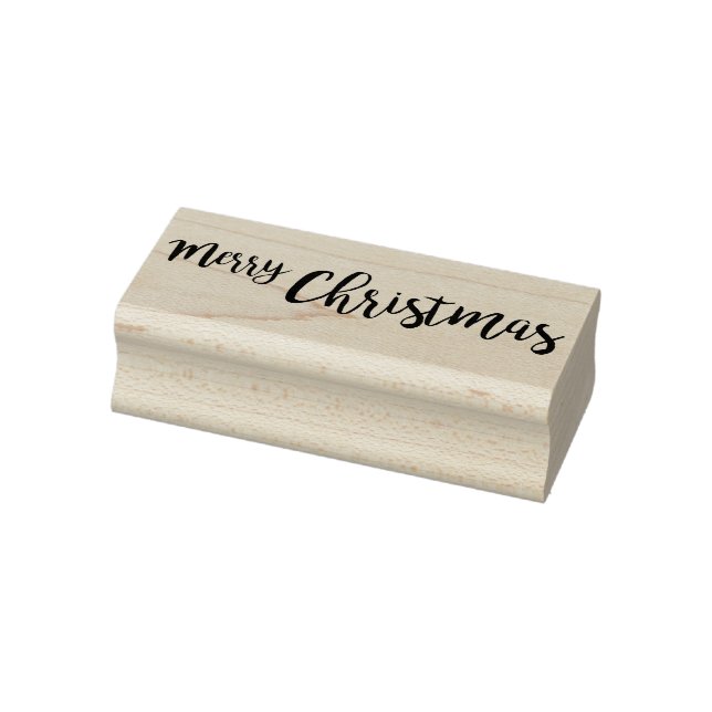 Merry Christmas Rubber Stamp (Stamp)