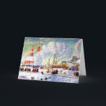 Merry Christmas. Russian Art Christmas Cards<br><div class="desc">Merry Christmas | Happy Holidays. Russian Art Customisable Christmas Greeting Cards. "Shrove-Tide" (Maslenitsa),  Oil Painting,  circa 1920. Artist: Boris Kustodiev. Matching cards and gifts available in the Christmas & New Year / Fine Art / Russian Christmas Category of our store.</div>