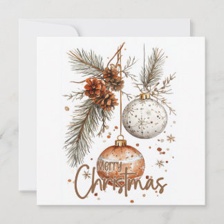Merry Christmas Rustic Greeting