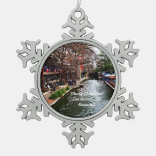Merry Christmas! San Antonio TX Riverwalk ornament