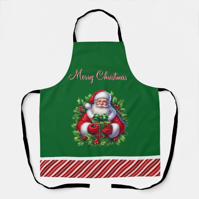 Merry Christmas Santa Apron (Front)