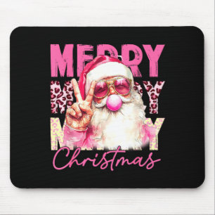 Merry Christmas Santa Bubble Gum Nk Xmas Family Me Mouse Mat