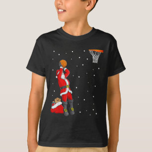 Merry Christmas Santa Bysketbyll Player - Slam Dun T-Shirt