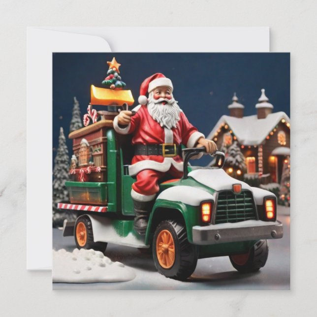 Merry Christmas Santa Card (Front)