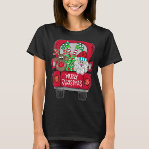 Merry Christmas Santa Claus And Reindeer With Tru T-Shirt