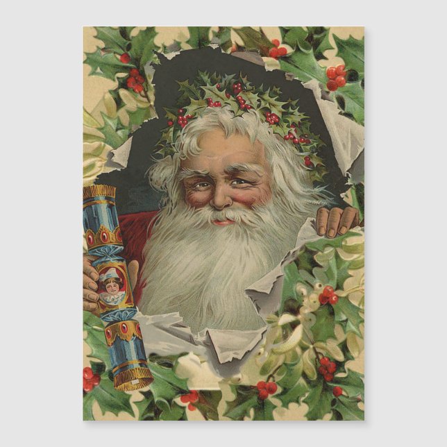 Merry Christmas Santa Claus Antique classic (Front)