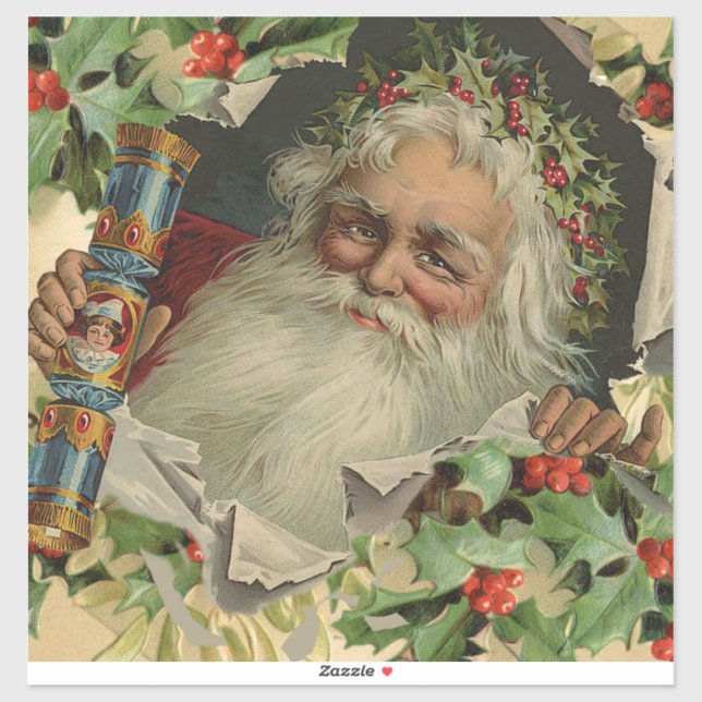 Merry Christmas Santa Claus Antique classic (Sheet)