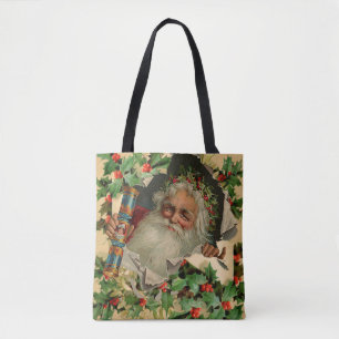 Merry Christmas Santa Claus Antique classic Tote Bag