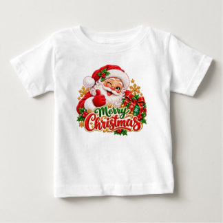 Merry Christmas Santa Claus Baby T-Shirt – Cute Ch