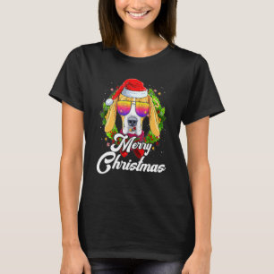 Merry Christmas Santa Claus Beagle Dog Xmas Day T-Shirt