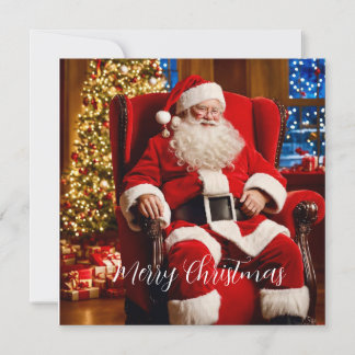 Merry Christmas Santa Claus Card