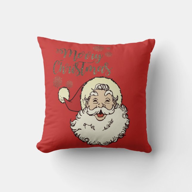 Merry Christmas,Santa Claus Cushion (Front)