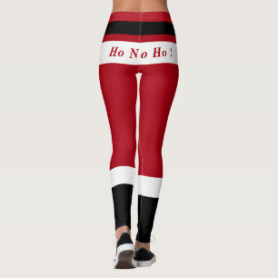Merry Christmas - Santa Claus - Funny  Custom Text Leggings