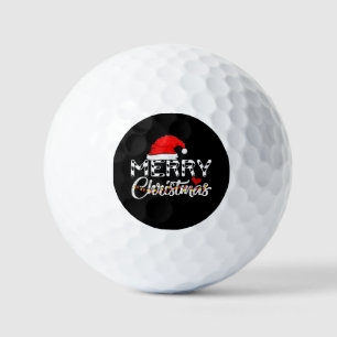 Merry Christmas Santa Claus Funny Family Golf Balls