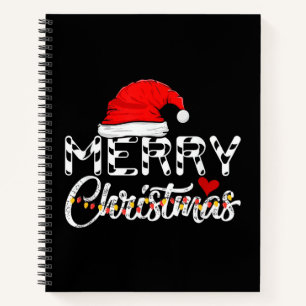 Merry Christmas Santa Claus Funny Family Notebook