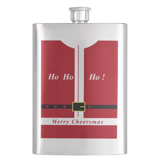 Merry Christmas - Santa Claus - Gifts For Everyone Hip Flask (Front)