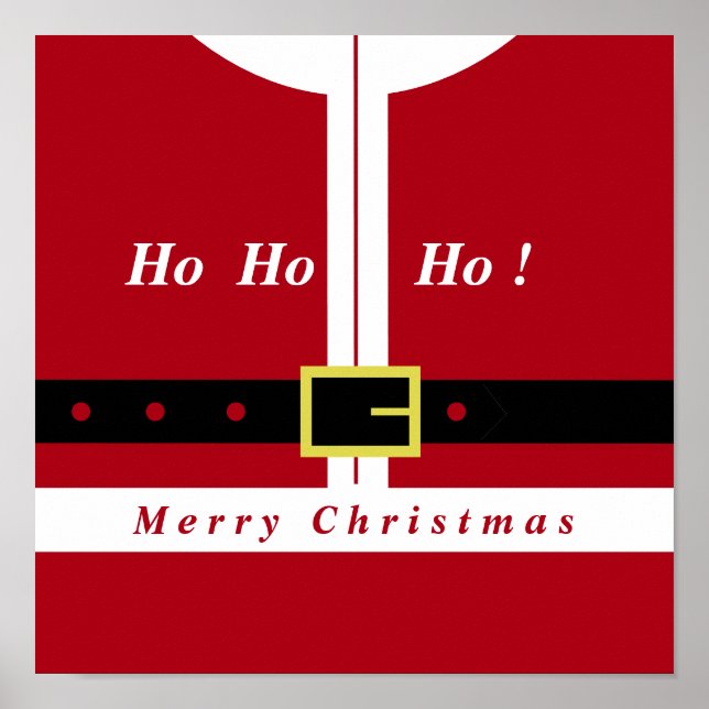 Merry Christmas - Santa Claus - Gifts For Everyone Poster (Front)