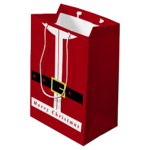 Merry Christmas - Santa Claus Medium Gift Bag