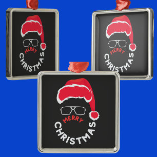 Merry Christmas, Santa Claus             Metal Tree Decoration