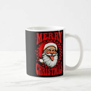 Merry Christmas Santa Claus Noel Funny Checker Mat Coffee Mug