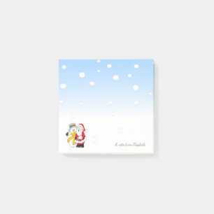 Merry Christmas,Santa Claus ,Snowman -Personalised Post-it Notes