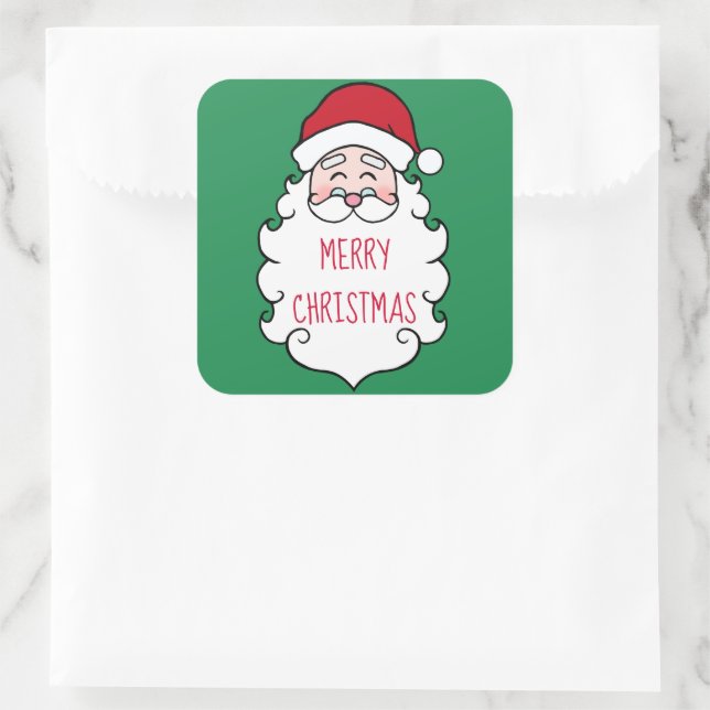Merry Christmas Santa Claus Stickers (Bag)