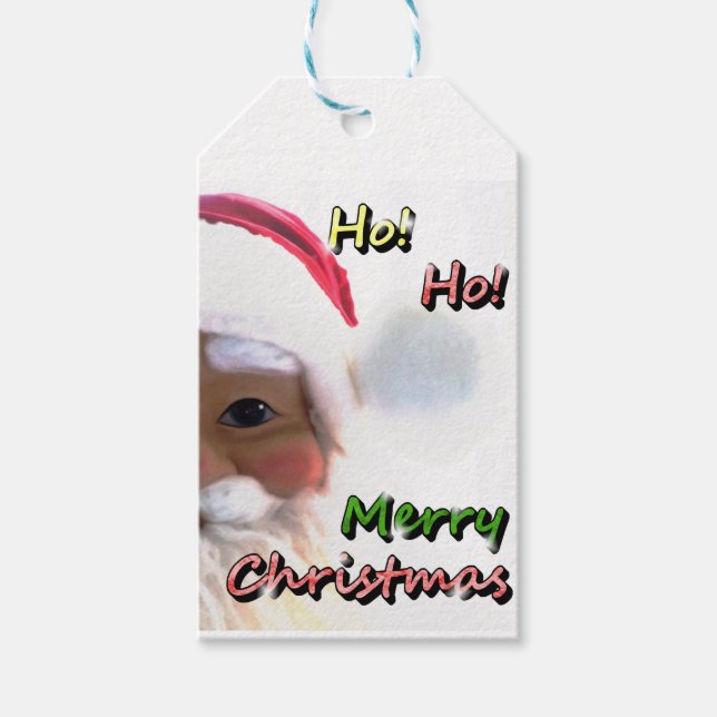 Merry Christmas Santa Clause Gift Tags (Front)