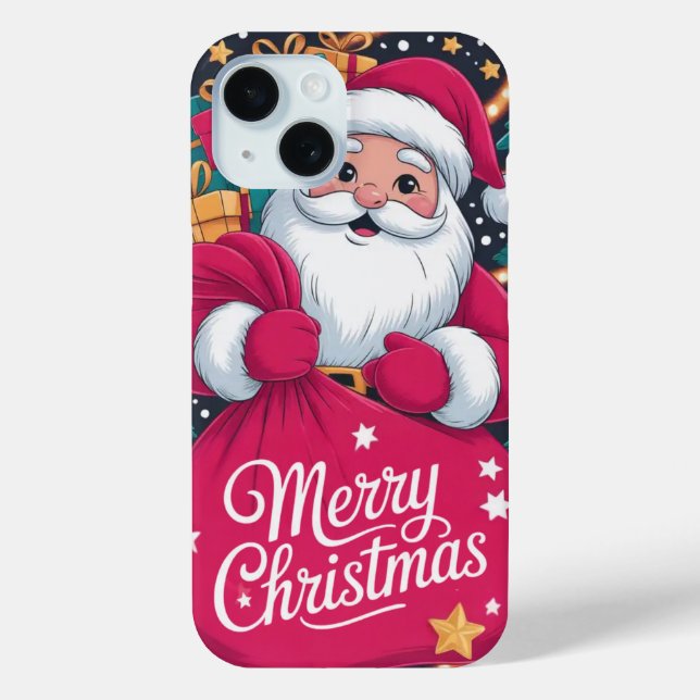 Merry Christmas Santa Clause iPhone / iPad case (Back)