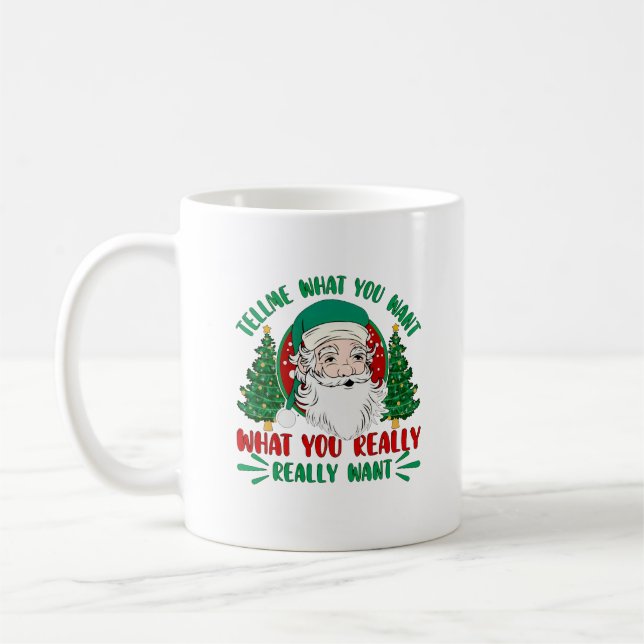 Merry Christmas Santa Coffee Mug (Left)