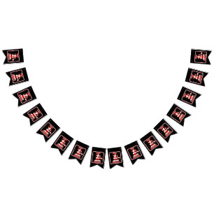 Merry Christmas Santa Collection Bunting Banner