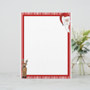 Merry Christmas Santa Custom Letterhead