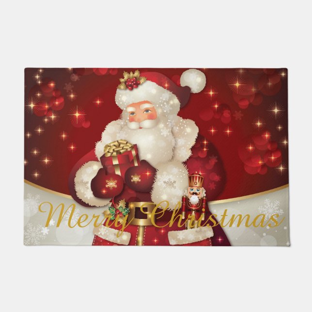 Merry Christmas Santa Doormat (Front)
