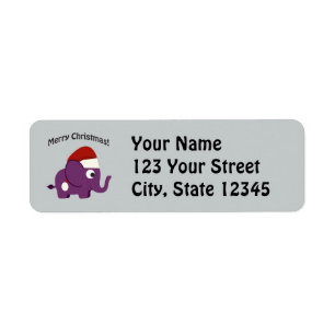 Merry Christmas! Santa Elephant