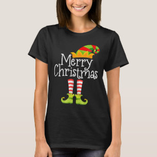 Merry Christmas Santa Elf Squad Reindeer Funny Xma T-Shirt