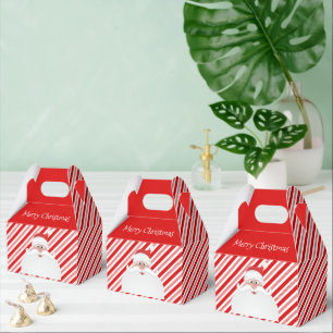 Merry Christmas Santa Gable Favour Box