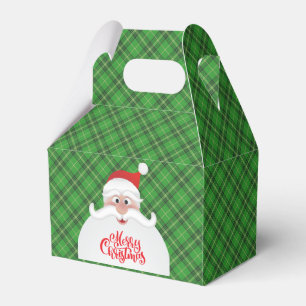 Merry Christmas Santa Gable Favour Box
