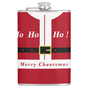 Merry Christmas - Santa - Gift For You - Cheers Hip Flask