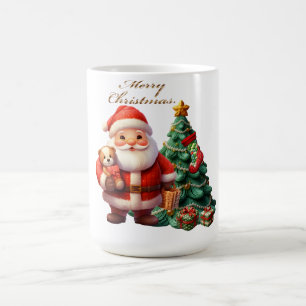 Merry Christmas Santa gifts and Christmas tree Coffee Mug