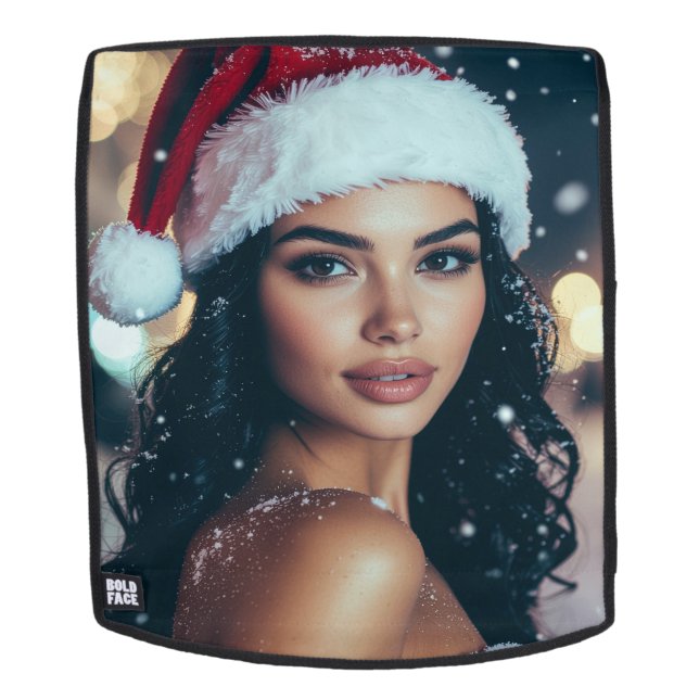 Merry Christmas - Santa Girl Backpack (Removable Face)