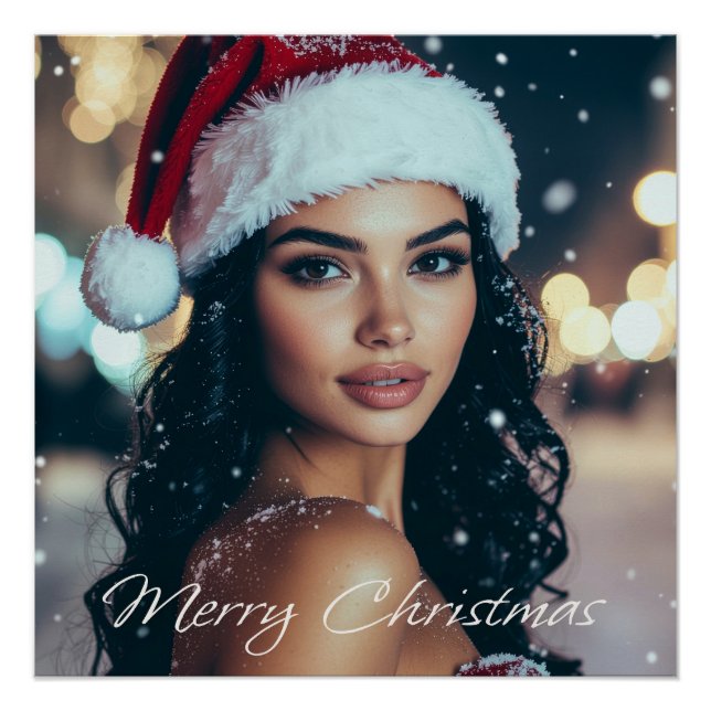 Merry Christmas - Santa Girl - Poster (Front)