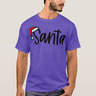 Merry Christmas Santa Hat Family Christmas  T-Shirt