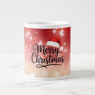 Merry Christmas Santa Hat Mug