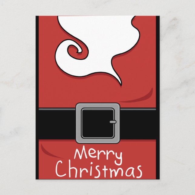 Merry Christmas Santa Holiday Postcard (Front)