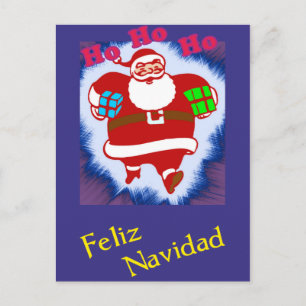 Merry Christmas Santa Holiday Postcard