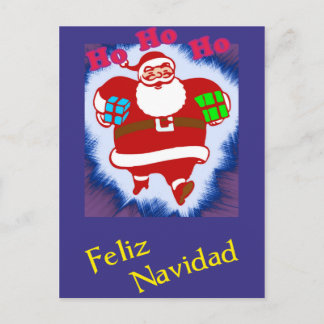 Merry Christmas Santa Holiday Postcard