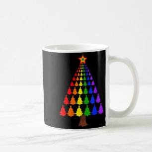 Merry Christmas Santa Human Lgbt Gay Pride Flag Xm Coffee Mug