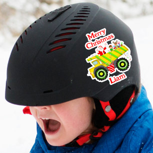 Merry Christmas Santa In Dump Elf, Reindeer