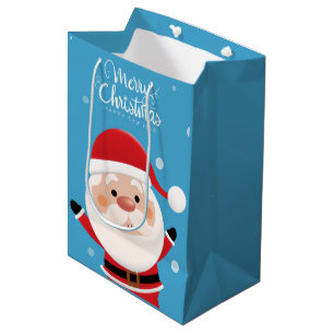 Merry Christmas Santa Medium Gift Bag